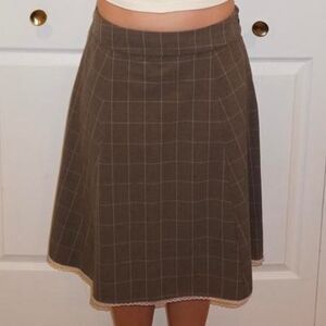Old-navy Women's Brown and Grey Skirt
